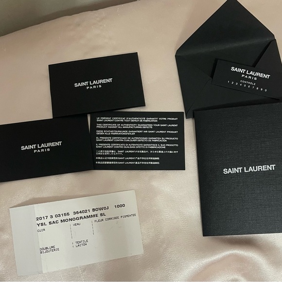 AUTHENTIC SAINT LAURENT KATE MEDIUM IN GRAIN BAG - Picture 11 of 11